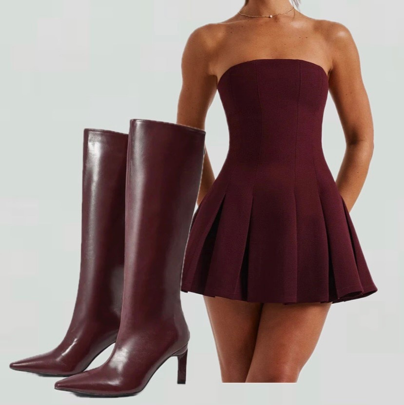 Burgundy outfit ♥️

#LTKspring #LTKpartywear #LTKitalia