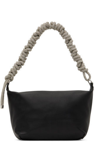 KARA - Black XL Crystal Phone Cord Bag | SSENSE