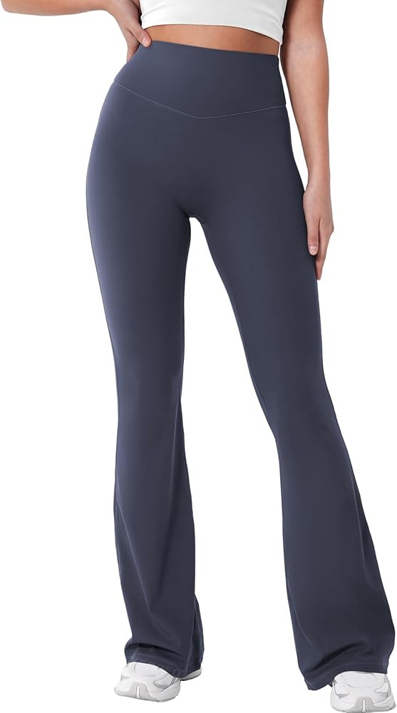 YEOREO Women's High Waist Flared Yoga Leggings | Amazon (US)
