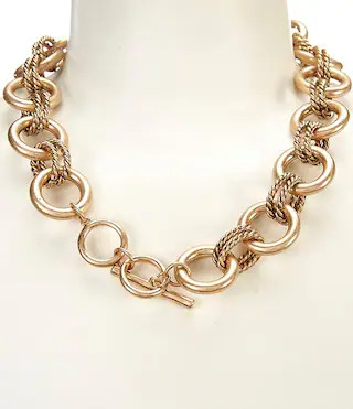 Southern Living Textured Link Short Chain Necklace | Dillard's | Dillard's