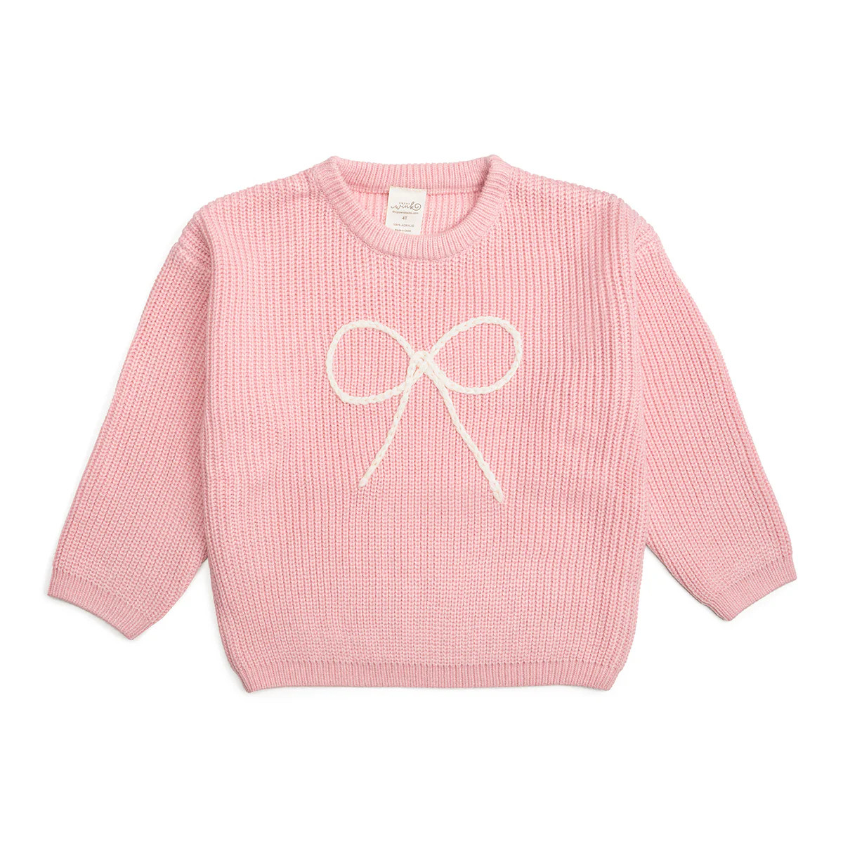Bow Yarn Knit Sweater | Sweet Wink