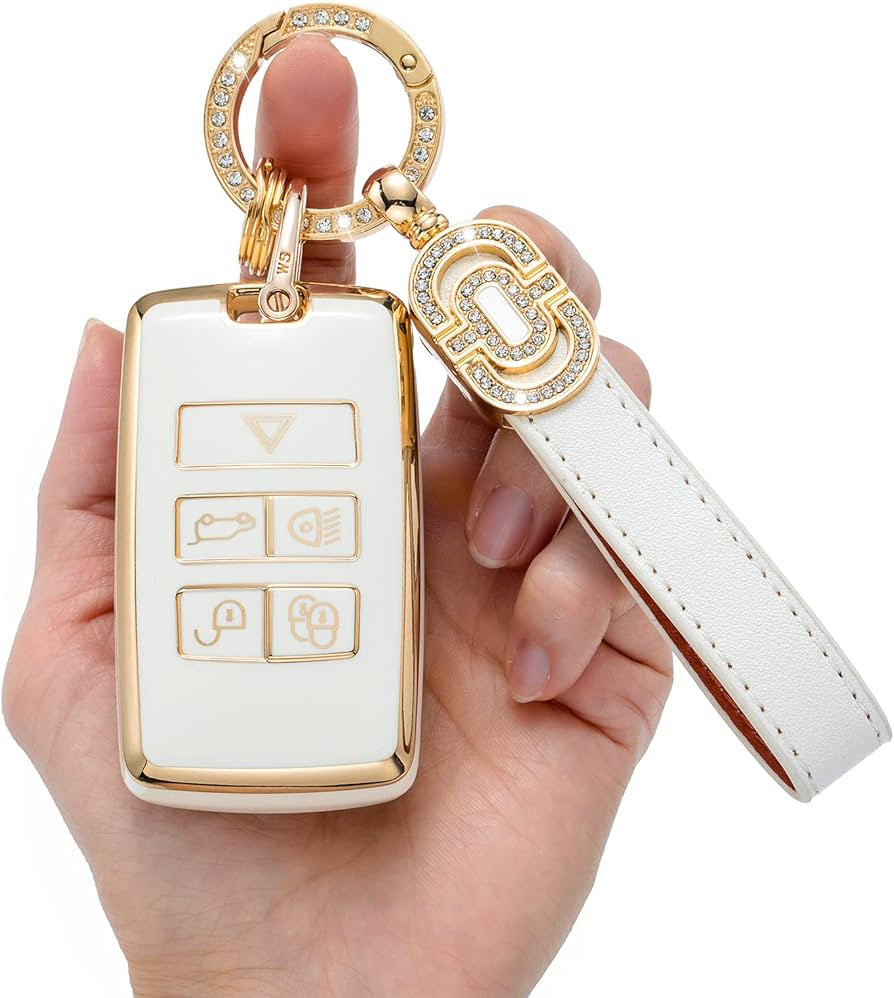TPU Key Fob Case Cover Suitable for Land Rover Discovery, Range Rover, Defender 2018 2019 2020 20... | Amazon (US)