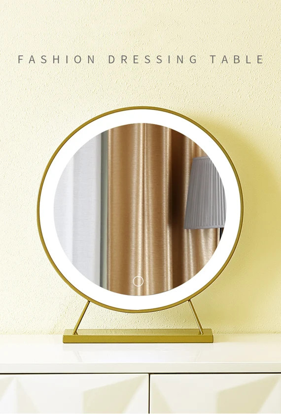 LED Mirror With Stand Mirror With Lights Make Up Mirror Hollywood Mirror On Stand Vanity Mirror S... | Etsy (US)