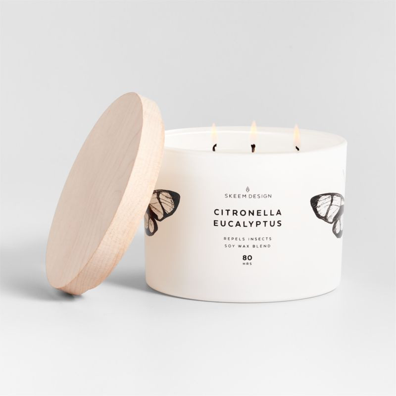 Skeem Eucalyptus Citronella Candle + Reviews | Crate & Barrel | Crate & Barrel