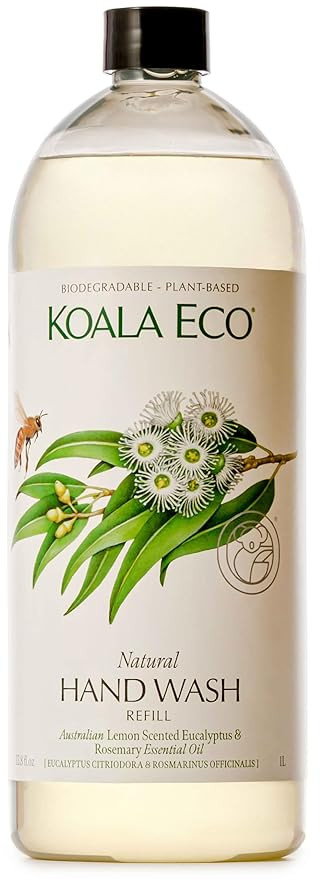 Koala Eco Natural Hand Wash- Plant-Based, Eco-Friendly - with Australian Lemon Scented Eucalyptus... | Amazon (US)