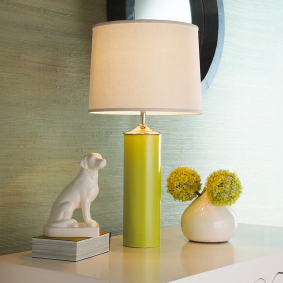 Modern Cylinder Ceramic Table Lamp | Shades of Light