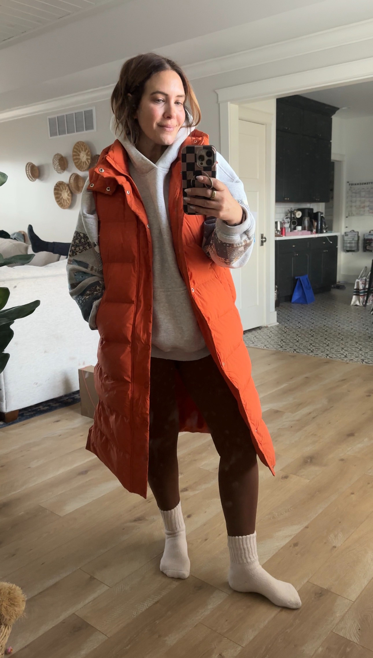 wearing a small in the puffer vest!  

 #LTKOver40 #LTKMidsize #LTKFindsUnder50