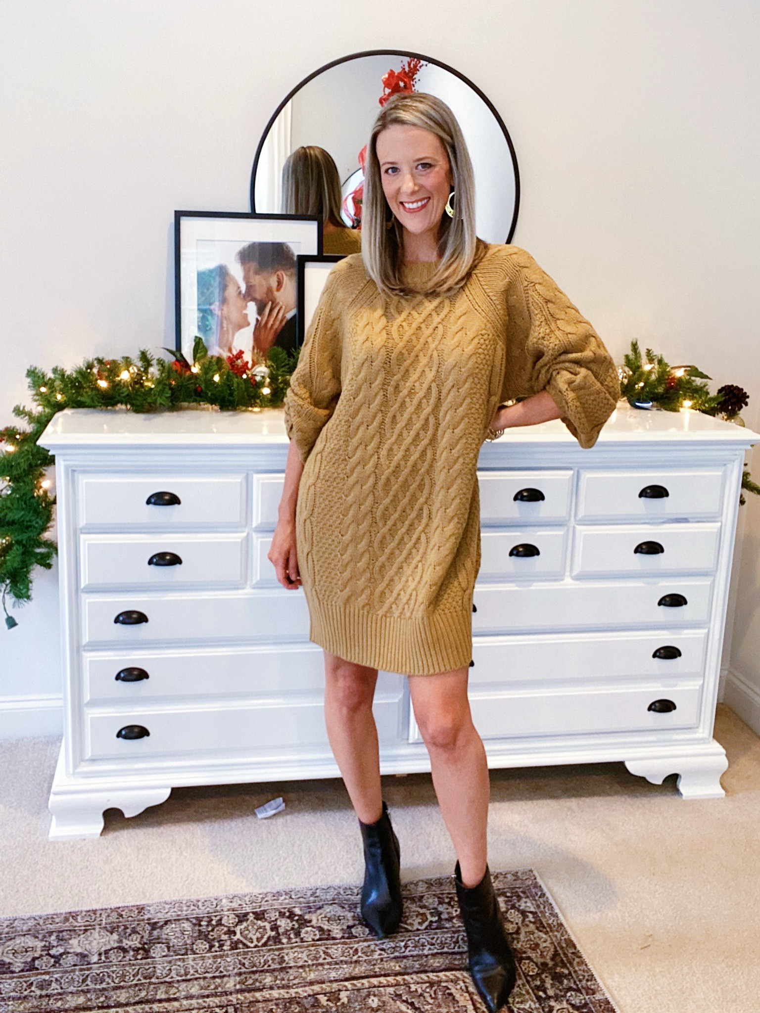 Looking for a last-minute Thanksgiving day outfit ? This Amazon sweater dress is it. I’m wearing an XS and it comes in a lot of colors. It fits oversized and would be great a great postpartum dress. 

Elevated Mom Style | Amazon Find | Amazon Fashion | Amazon Dress | Holiday Dress | Casual Dress 


#LTKSeasonal #LTKHoliday #LTKWorkwear