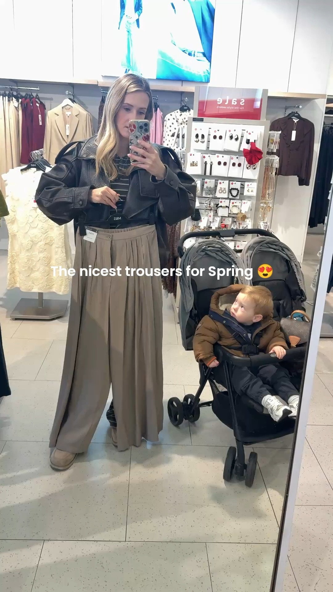 When your mini beastie is the only person about to give you an opinion 😆 can confirm in this occasion I made the executive decision to buy them 

#LTKuk #LTKspring #LTKstyletip