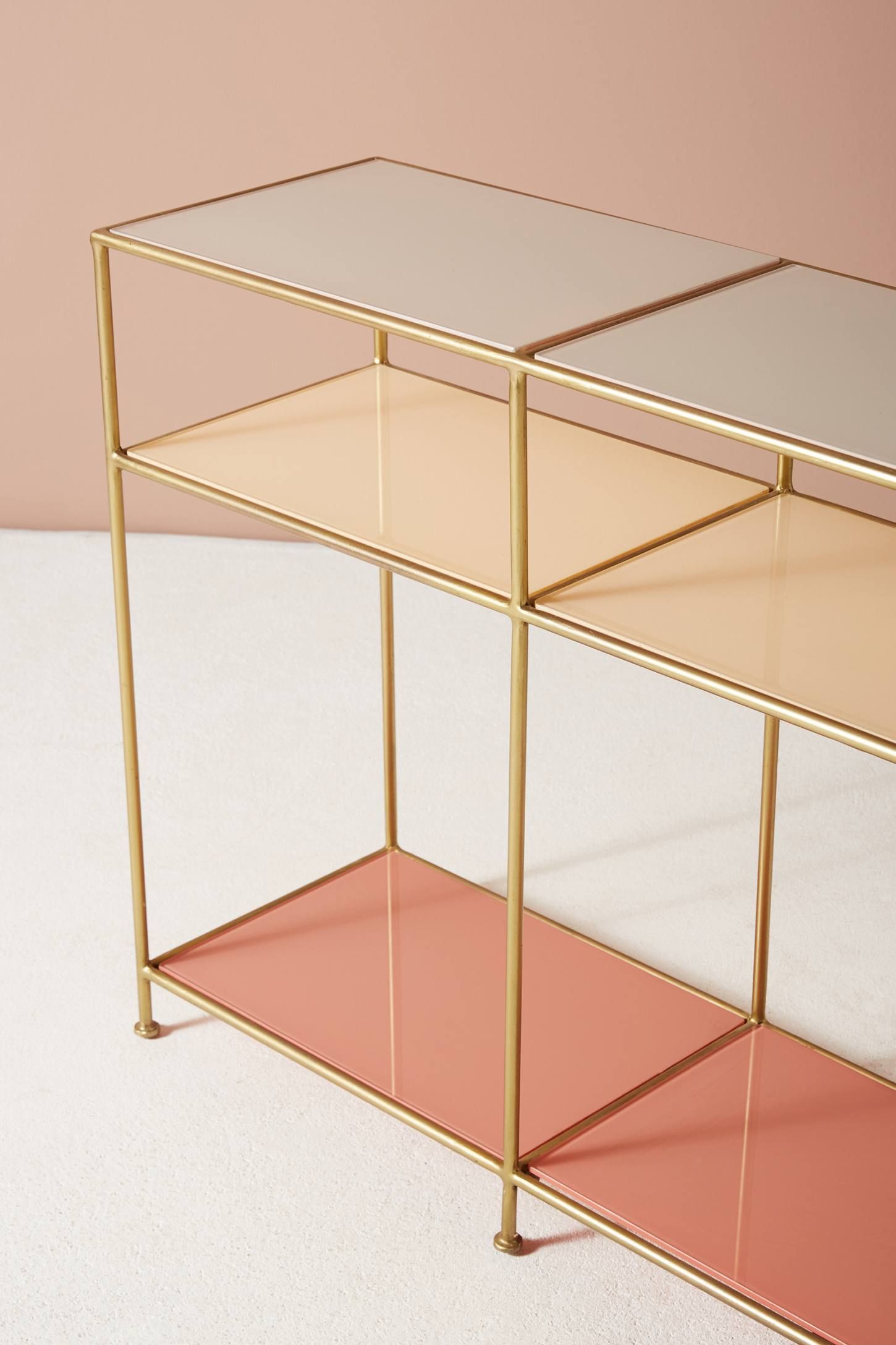 Tinted Glass Console Table | Anthropologie (US)