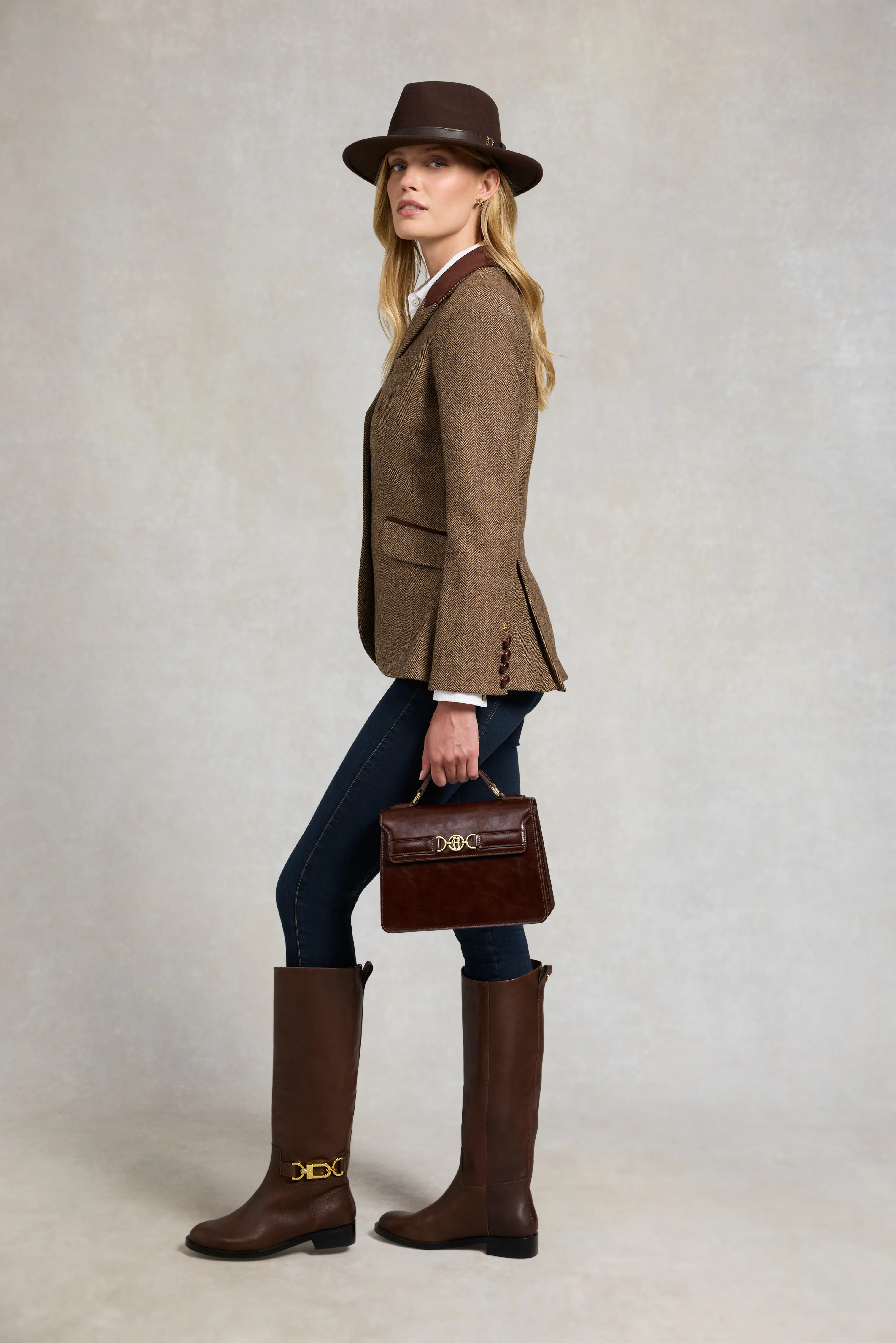 Bridle Boot (Chocolate) | Holland Cooper