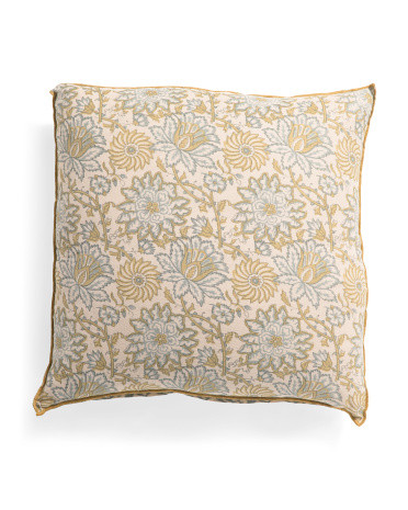 Printed Pay Pillow With Contrast Overlock | TJ Maxx