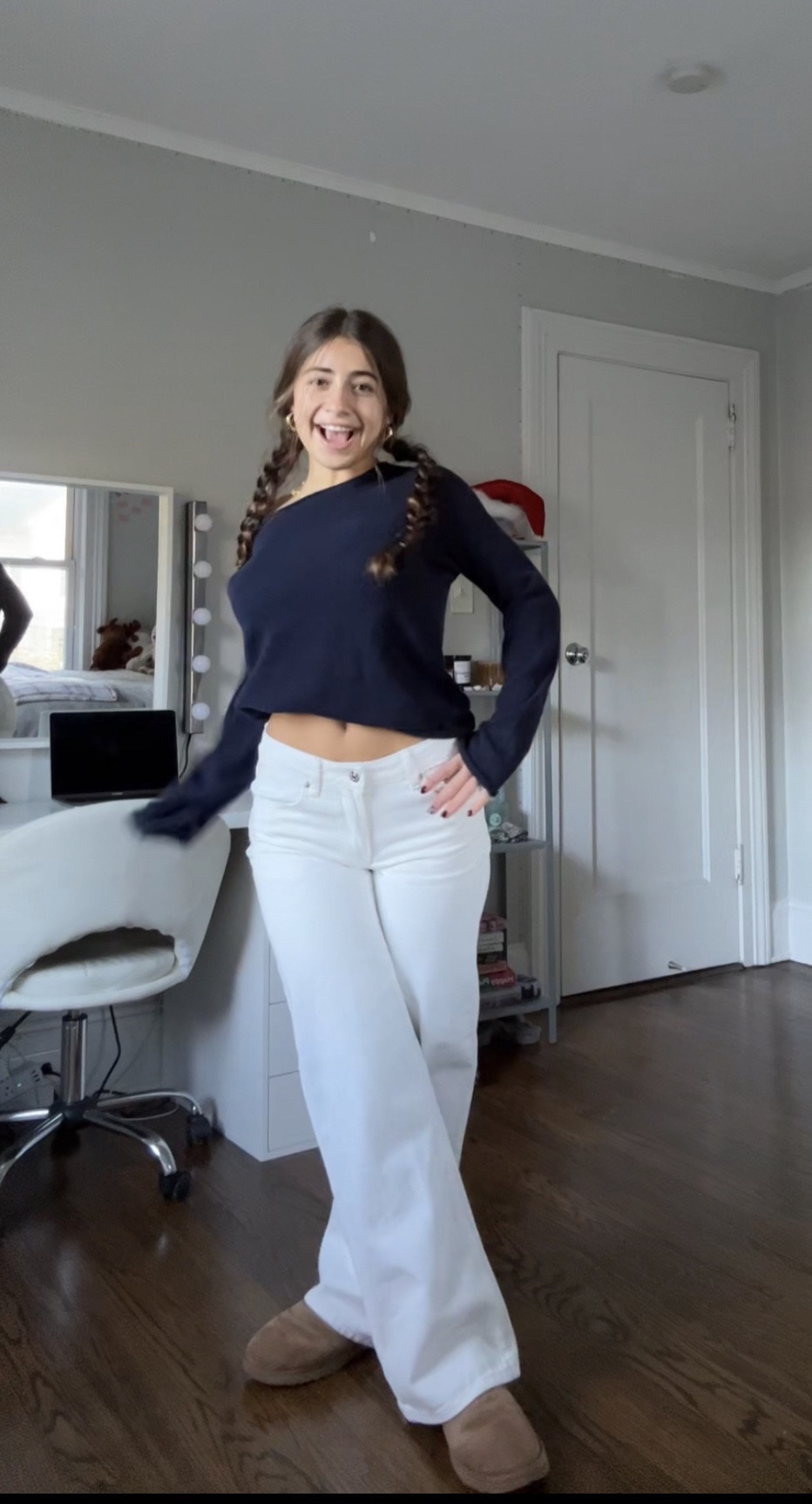 outfit from outfit inspo tiktok
sweater: brandy melville (stella sweater)
jeans: xs