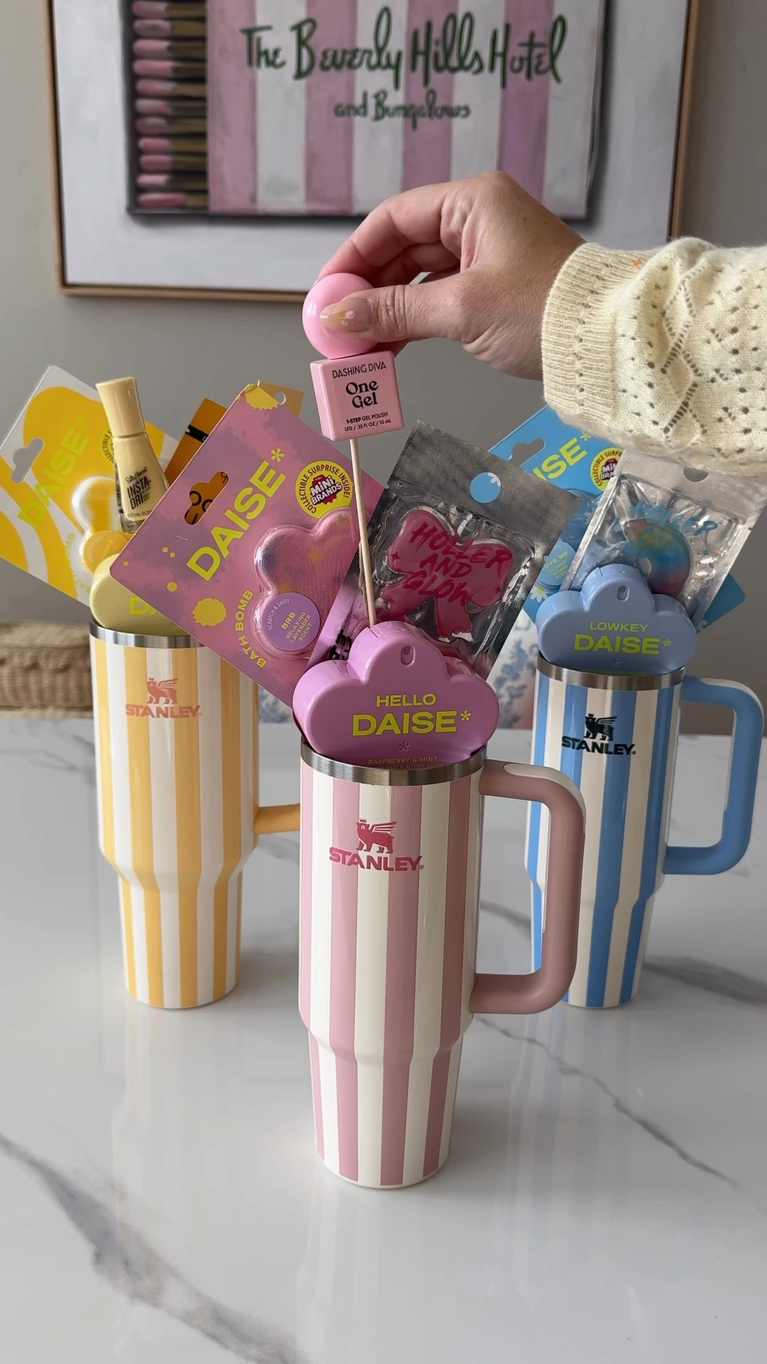 Who needs a basket when you’ve got the cutest striped Stanley tumblers? 🌸🐣 
Filled the cutest striped Stanley tumblers with all the tween/teen must-haves + the fluffiest bunny keychains you’ve ever seen. 🐰 


#LTKFamily #LTKSeasonal #LTKWatchNow