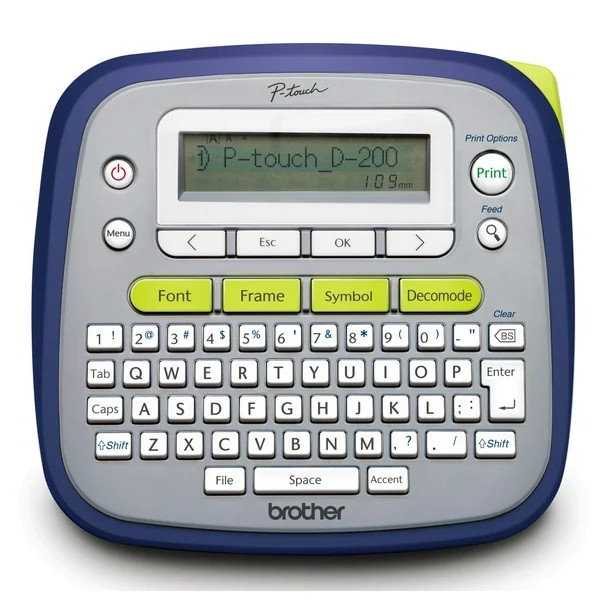 Brother P-Touch PT-D200G Home & Office Label Maker, Easy to Use | Walmart (US)