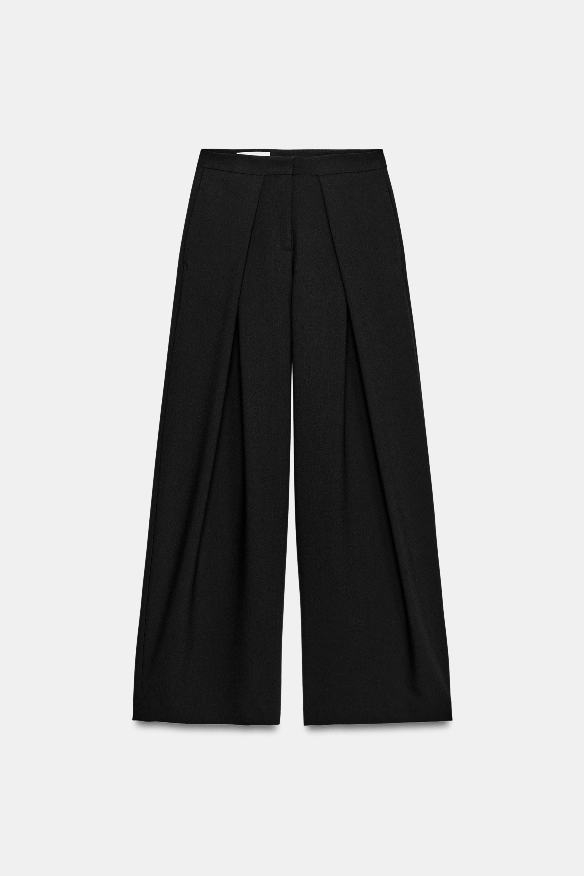 HIGH-WAISTED PLEATED PANTS SET | Zara US