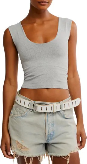 Clean Lines Seamless Crop Muscle Tank | Nordstrom