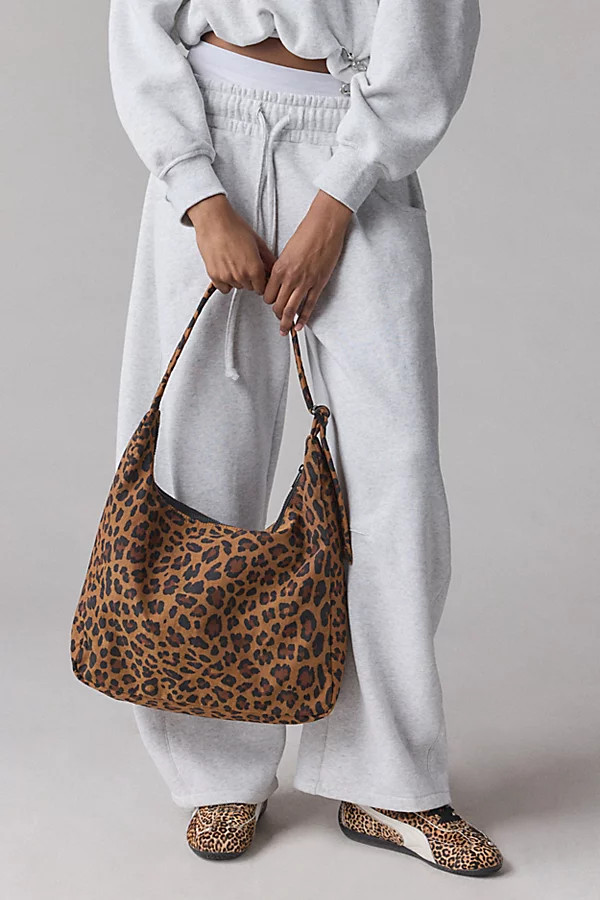 BAGGU Nylon Shoulder Bag in Leopard, Women's at Urban Outfitters | Urban Outfitters (US and RoW)