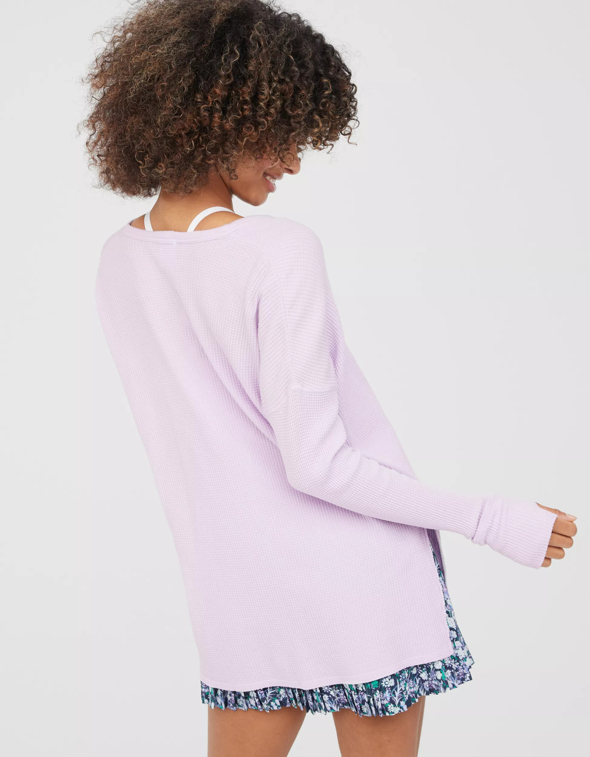 OFFLINE By Aerie Wow! Waffle Henley T-Shirt | Aerie