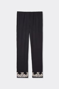 Pretty Flowers Ruffled Full Length Modal Pants - Intimissimi | Intimissimi (US)
