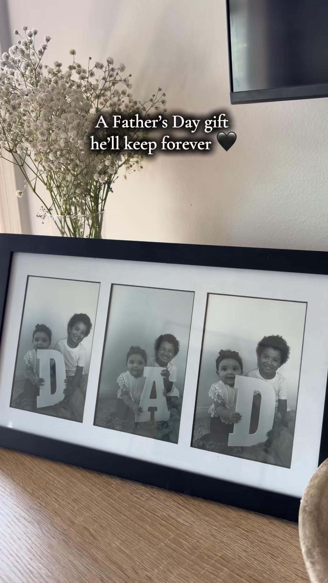 A simple little Father’s Day keepsake that turned out so special 🖤 Linking the frame and supplies I used here.

#LTKmomlife #LTKSeasonal #LTKKids