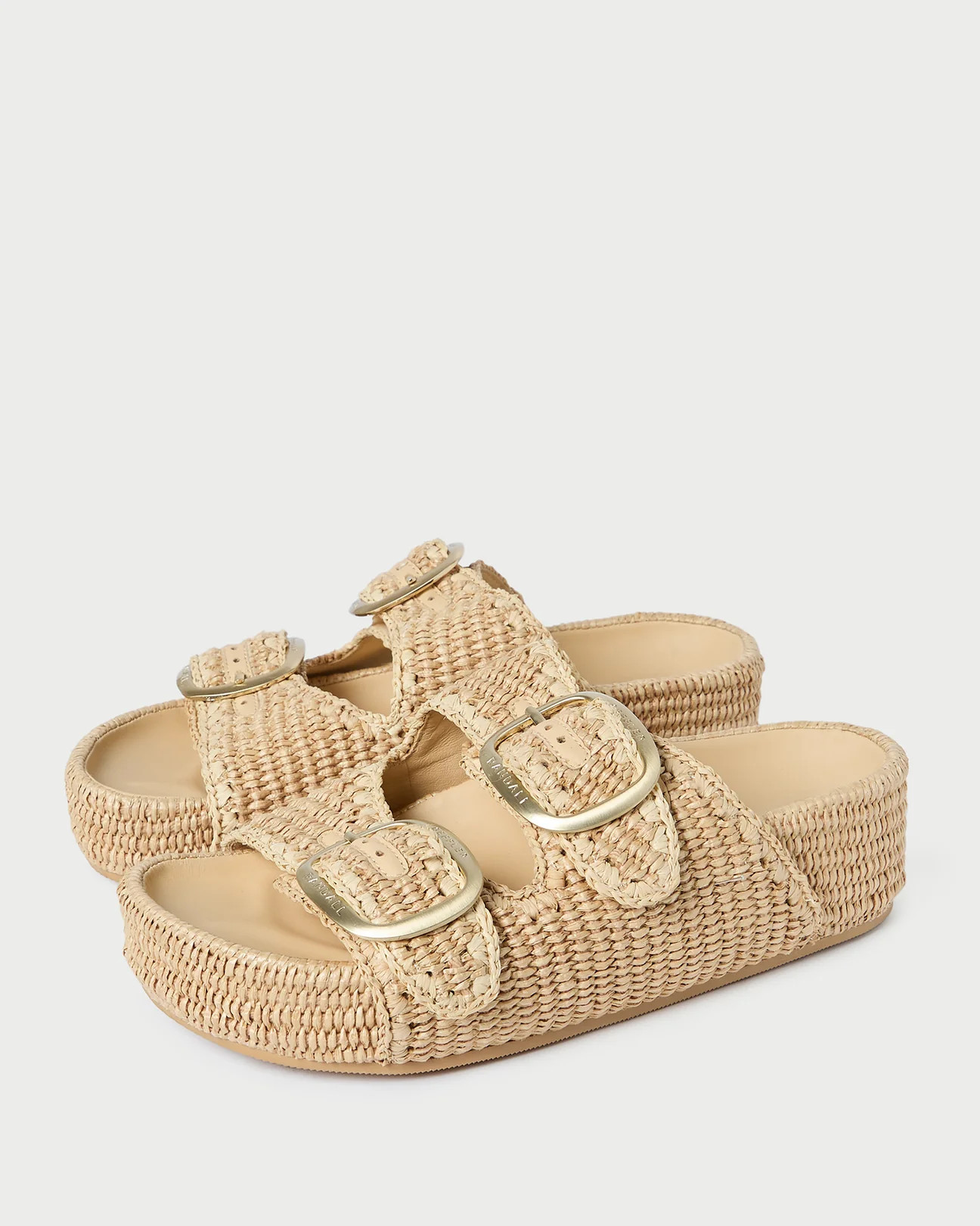 Theo Natural Two-Band Sandal | Loeffler Randall