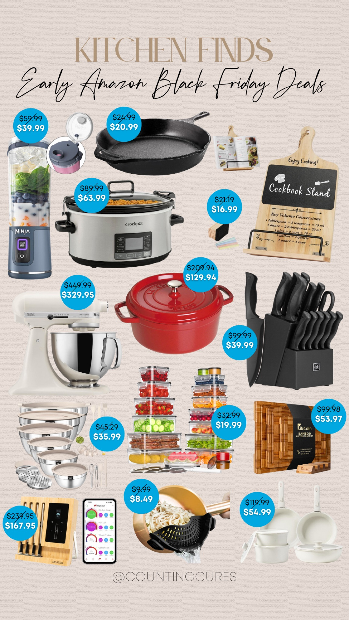 Up your kitchen game with these useful tools and appliances from Amazon’s Early Black Friday deals! From useful gadgets to practical essentials, you’ll find everything you need to upgrade your cooking space!
#kitchenmusthave #onsalenow #homedeals #CreatorFavorites2024 #giftguide #cyberweeksale

#LTKCyberWeek #LTKHome #LTKGiftGuide