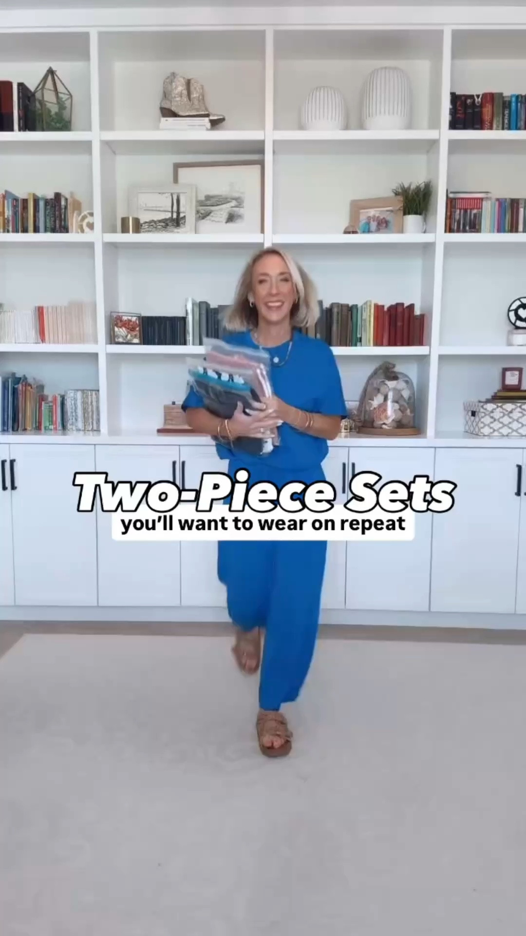 Two-Piece Sets - you'll want to wear on repeat * Short Sleeve Wide Leg Crop Pants Lounge Set - size small. 14 colors. 1. Crew Neck Cap Sleeve Top & Wide Legs Pants Set - size small. 12 colors. 2. Crew Neck Short Sleeve Top & Short Set - size small. 18 colors. 3. V-Neck Cap Sleeve Top & Skort Set - size XS, but needed the Small. 12 colors. 4. Square Neck Tank & Short Set - size small. 17 colors. 

#LTKOver40#LTKSeasonal 

 

#LTKmomlife