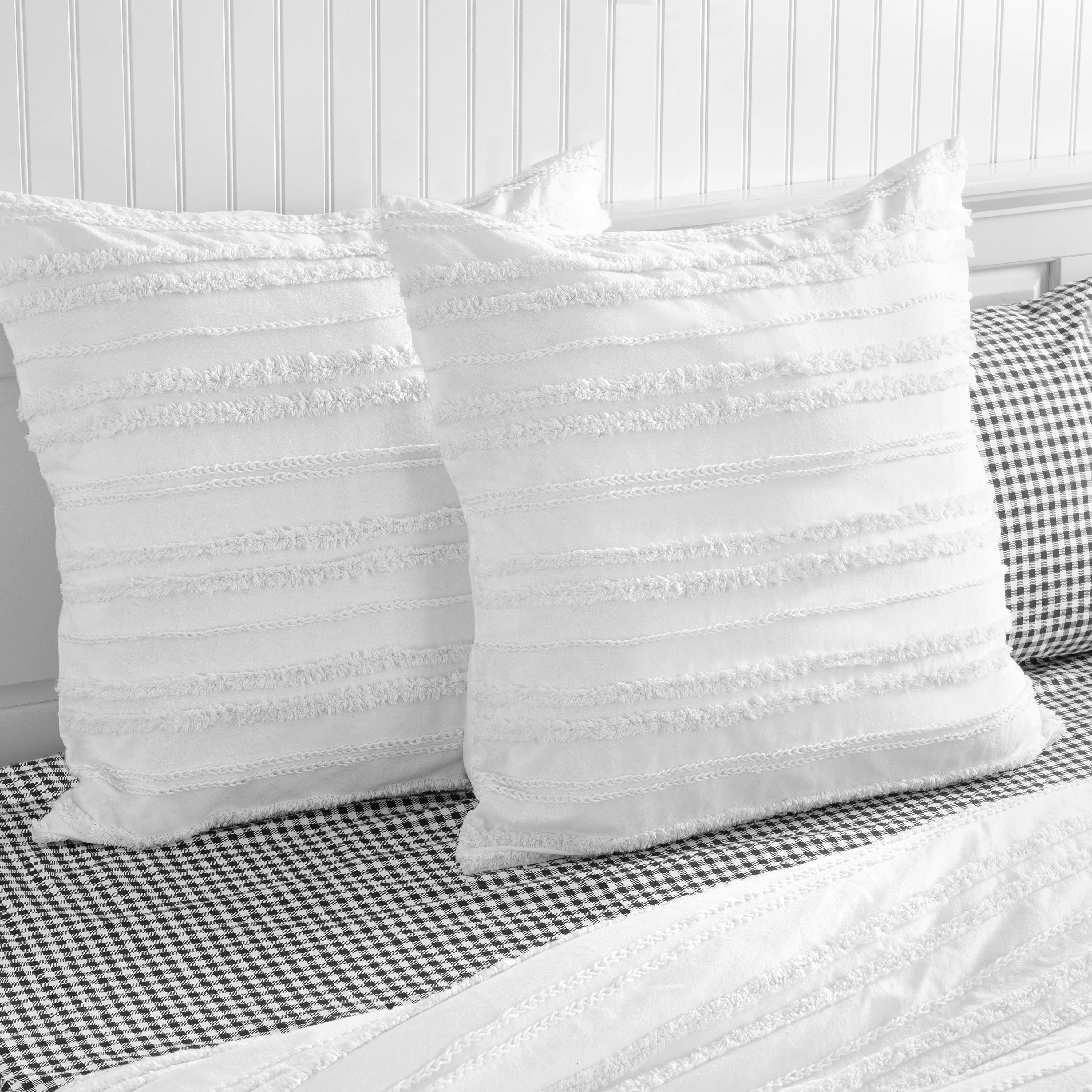 London Textured Stripe Shams, Set of 2 | Martha