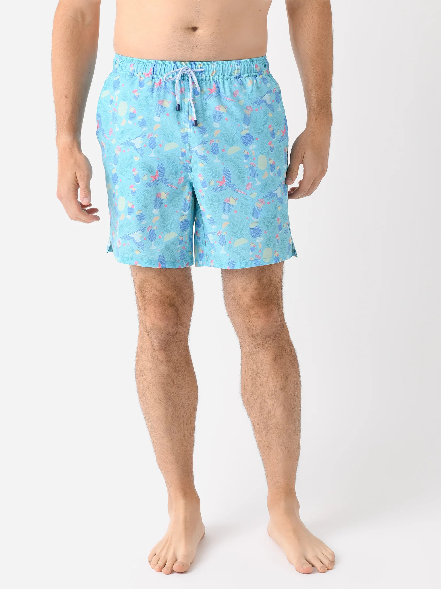 PETER MILLAR
                      
                     Crown Men's Blue Hawaii Swim Trunk | Saint Bernard