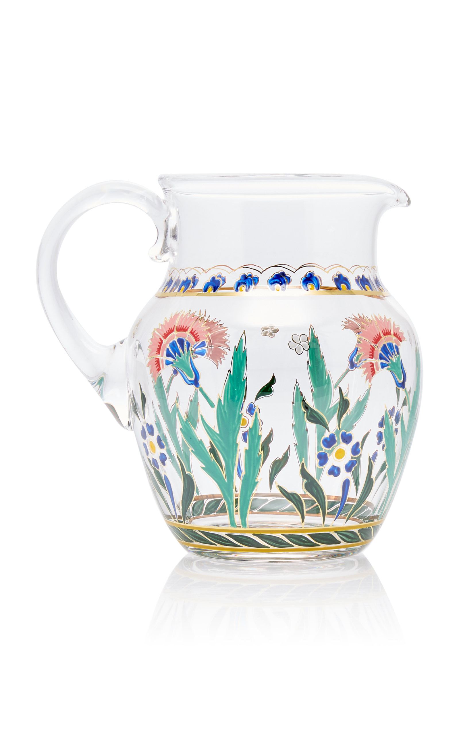 Painted Glass Pitcher | Moda Operandi Global