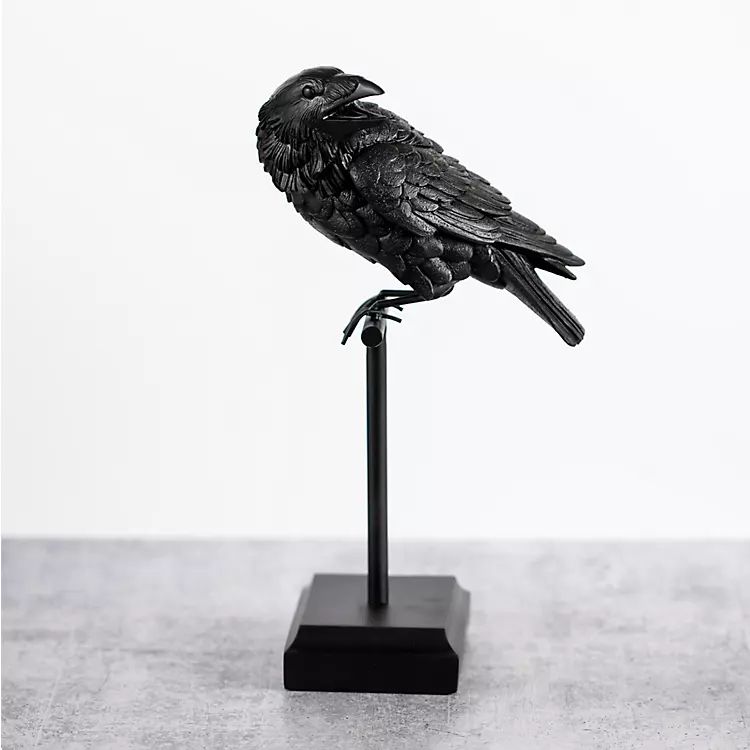 New! Perched Crow Statue | Kirkland's Home