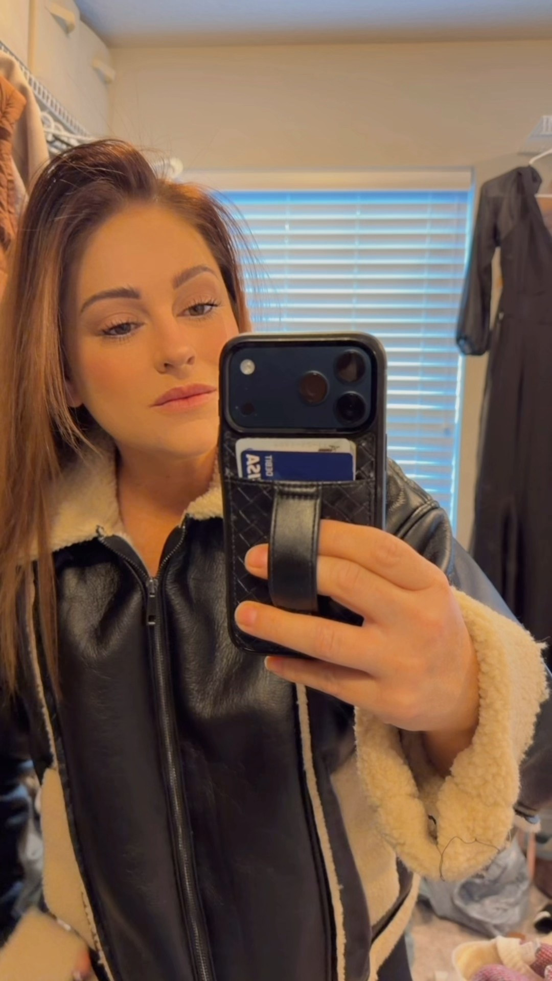 Walmart leather jacket!! Mine is last year! This is this years! 

#LTKSeasonal #LTKStyleTip #LTKOver40