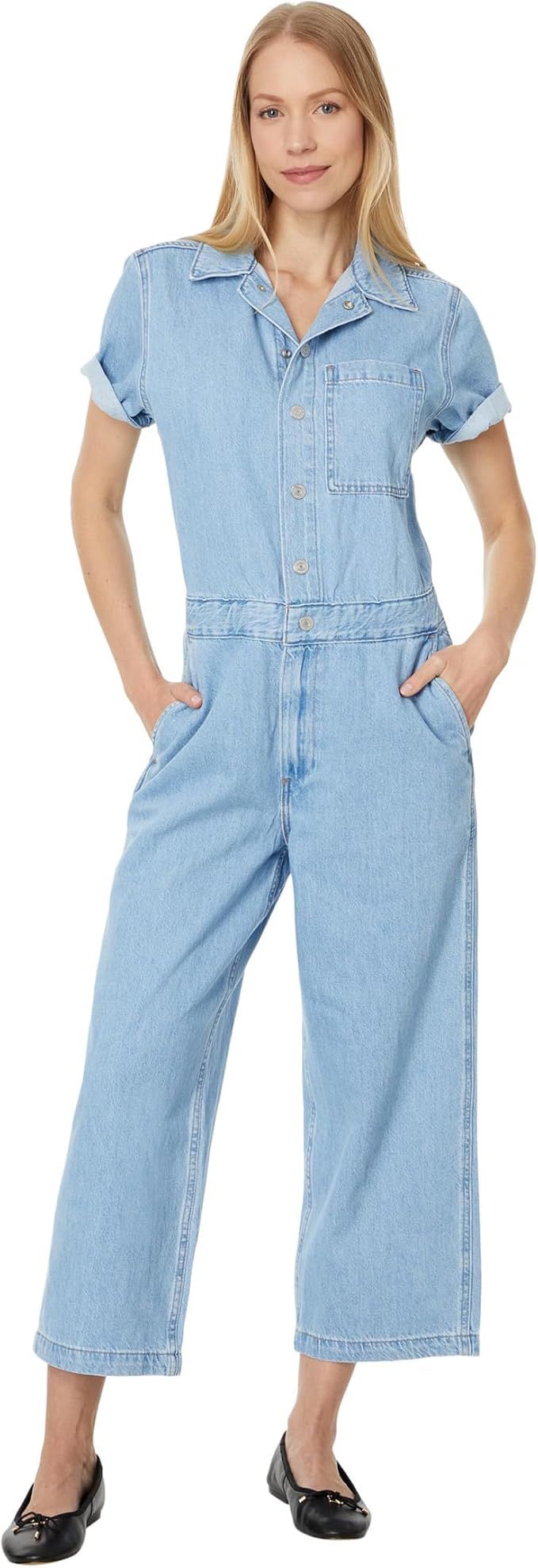 Levi's Womens Short Sleeve Heritage Jumpsuit | Amazon (US)