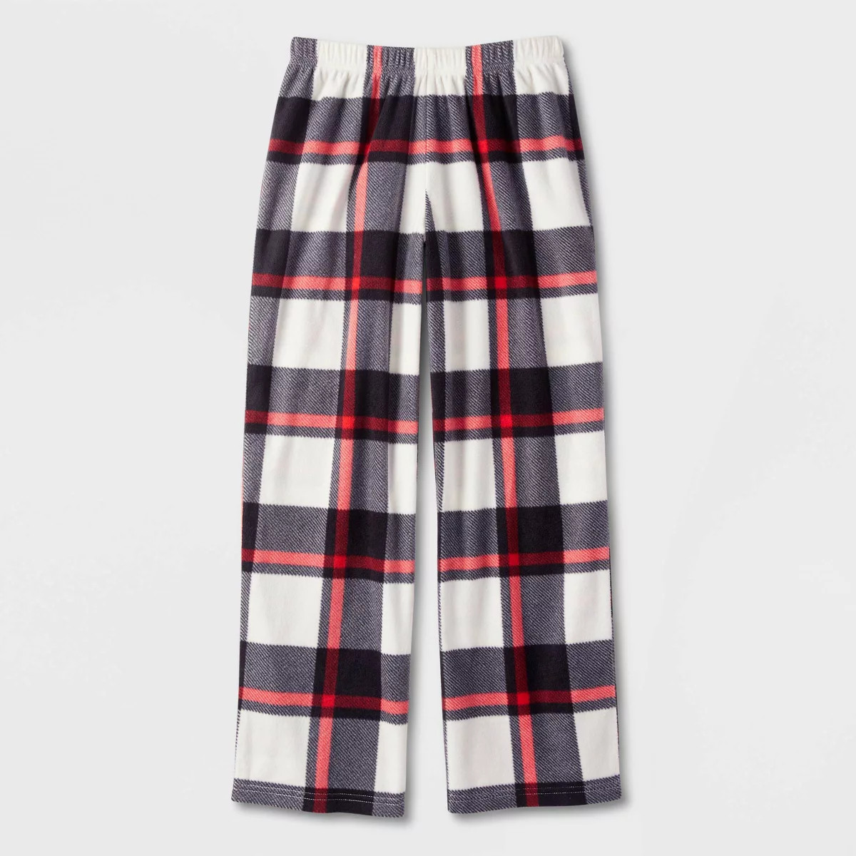 Kids' Buffalo Check Fleece Matching Family Pajama Pants - Wondershop™ Black | Target