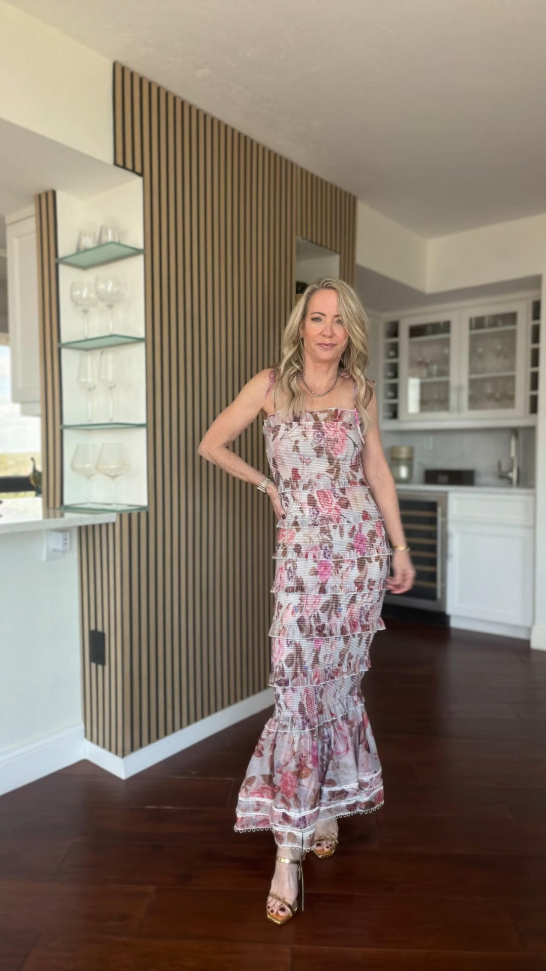 Romantic floral ruffle maxi dress 🌸 feminine spring dress perfect for weddings, spring events, date night, or vacation. Elegant outfit inspiration for women over 40 & 50.

#LTKOver40 #LTKSeasonal #LTKWedding