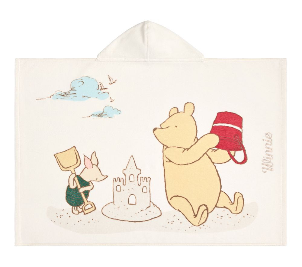 Disney's Winnie the Pooh Baby Beach Hooded Towel | Pottery Barn Kids