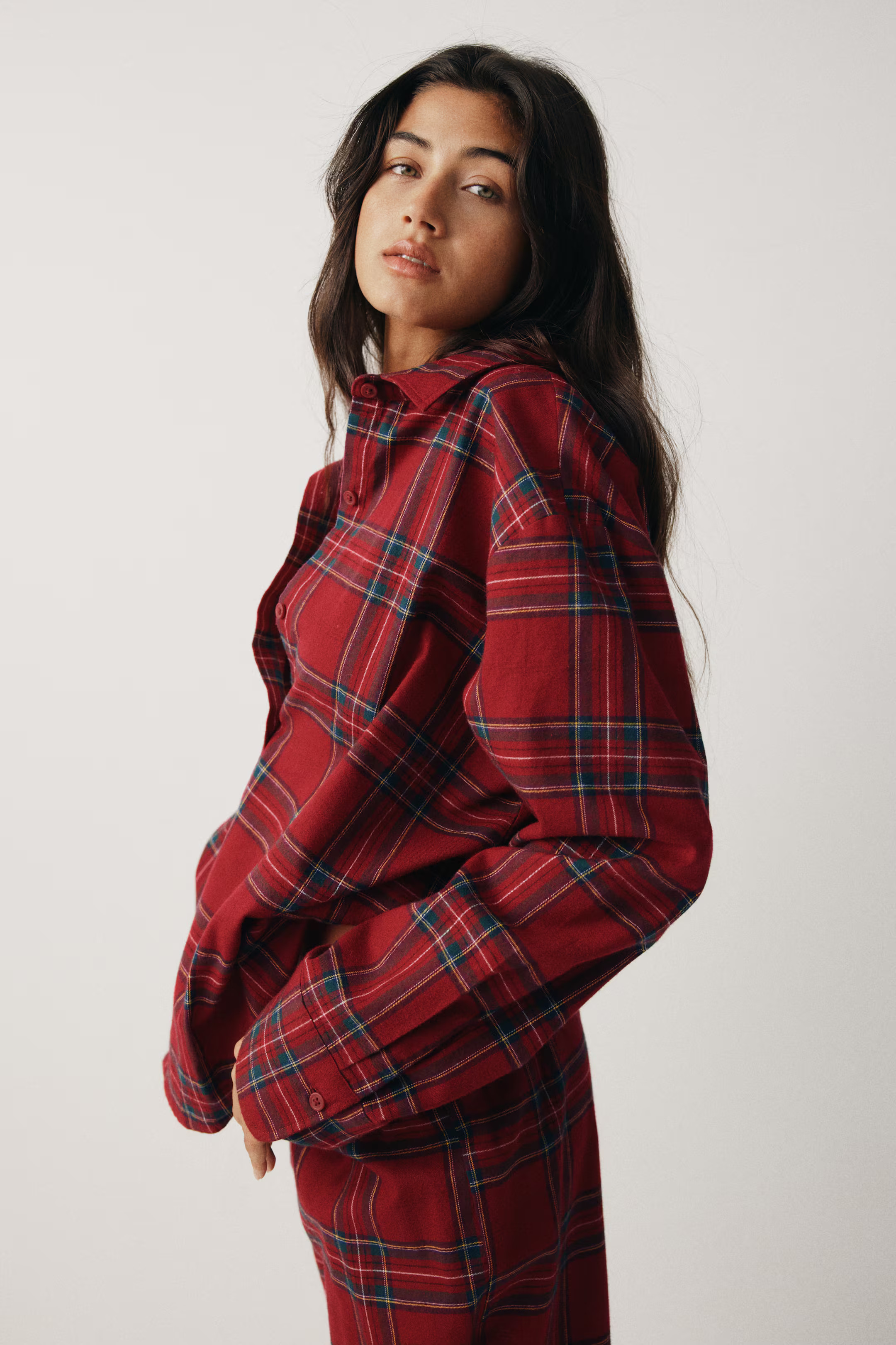 Cotton flannel pyjamas | H&M (UK, MY, IN, SG, PH, TW, HK)