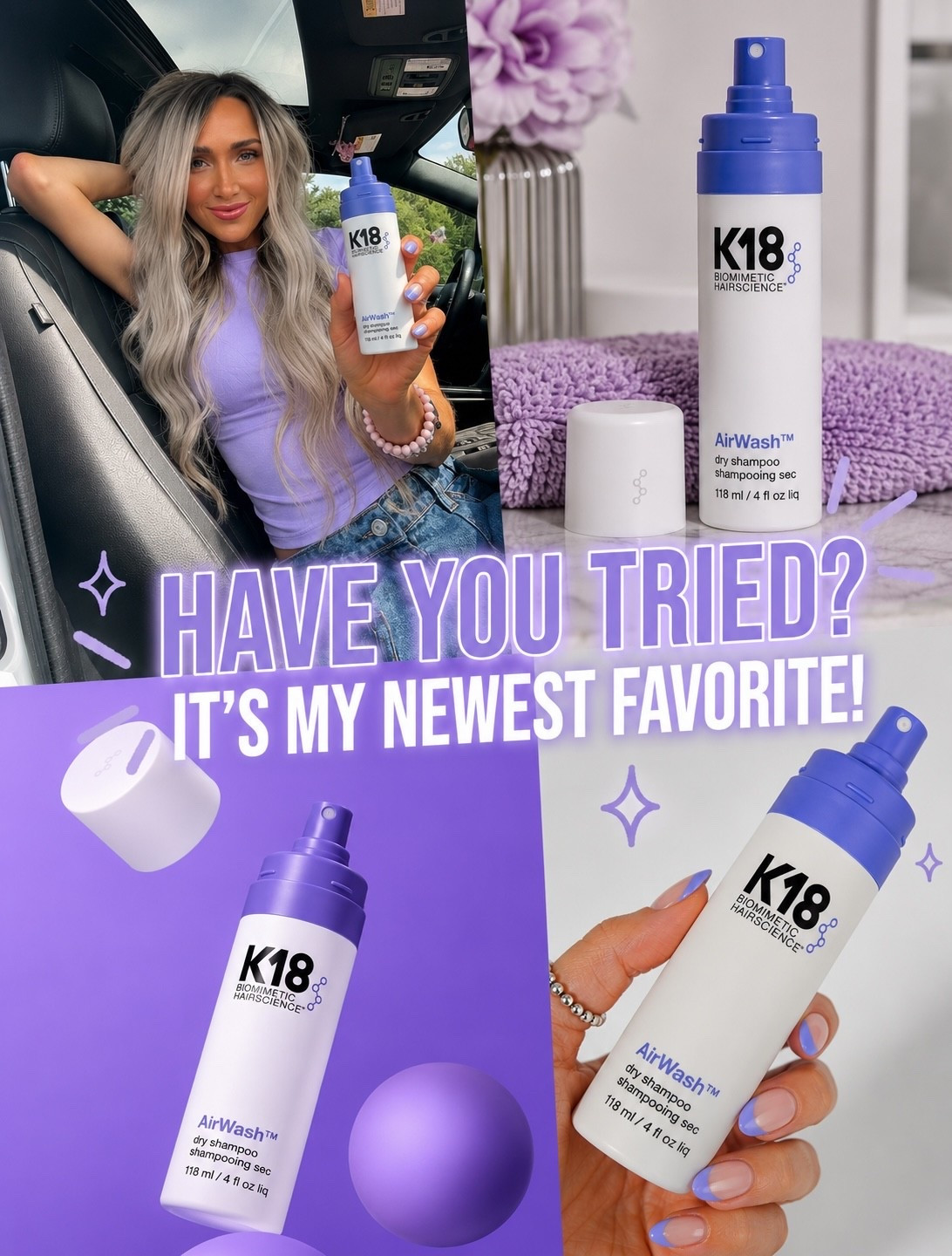 Favorite Dry Shampoo K18

#LTKgrwm #LTKselfcare #LTKBeauty