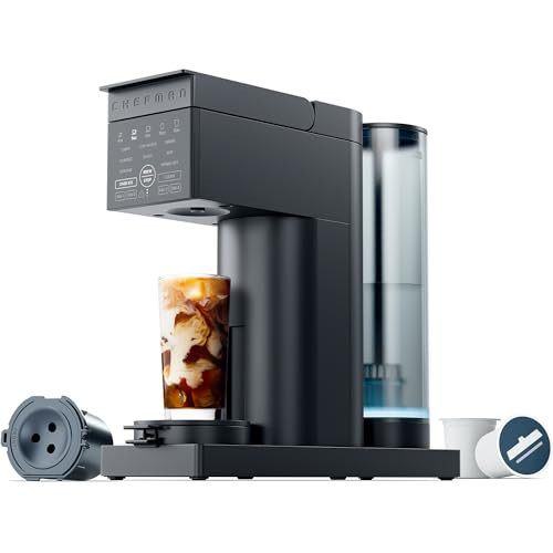 Chefman Caffeinator Single Serve Coffee Maker, Brew Kcups & Grounds, Drip Coffee Machine with Brew Strength Settings, Iced Coffee Function, 48 oz. Removable Water Reservoir | Amazon (US)