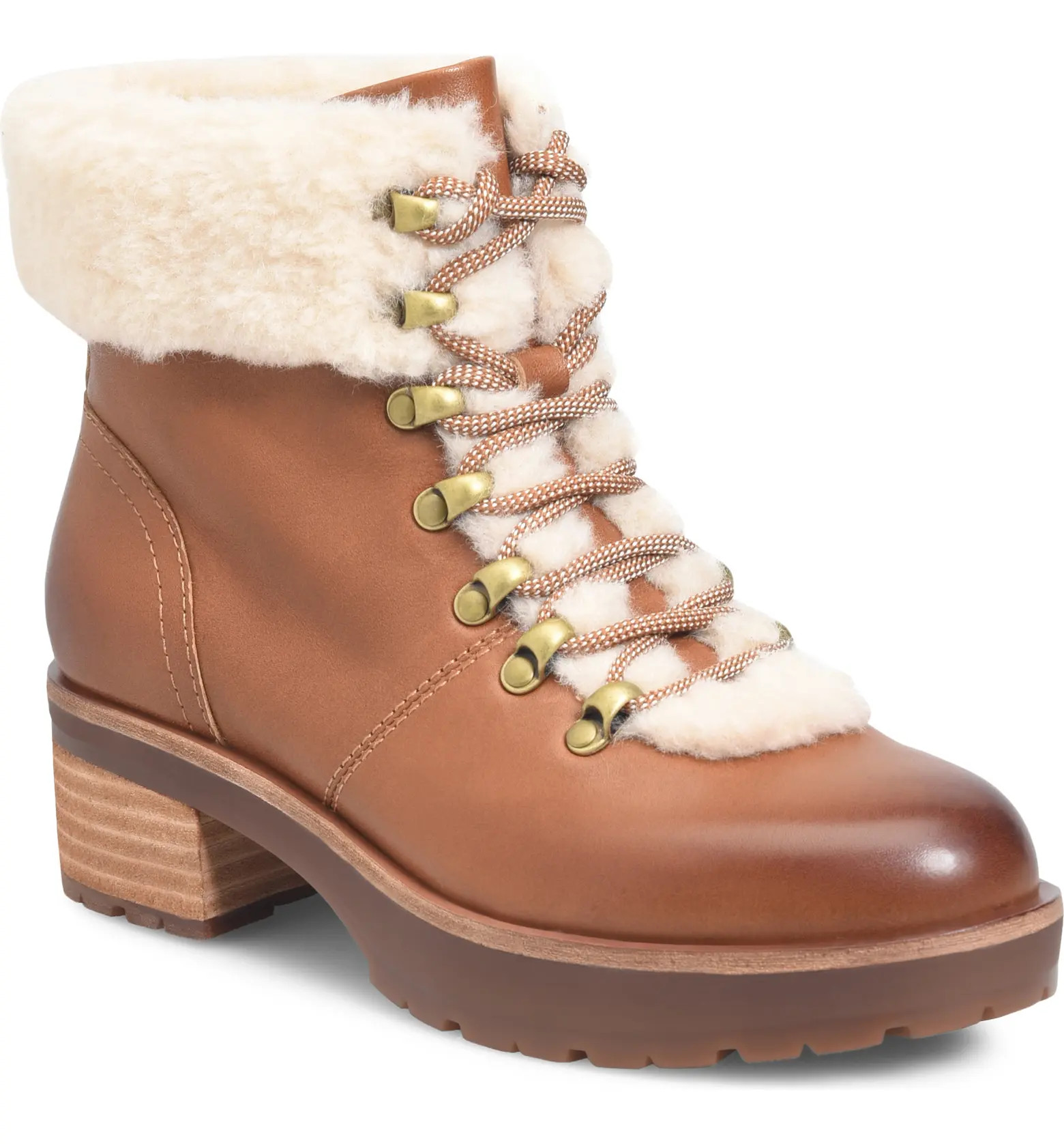 Kork-Ease® Winslet Genuine Shearling Trim Bootie (Women) | Nordstrom | Nordstrom