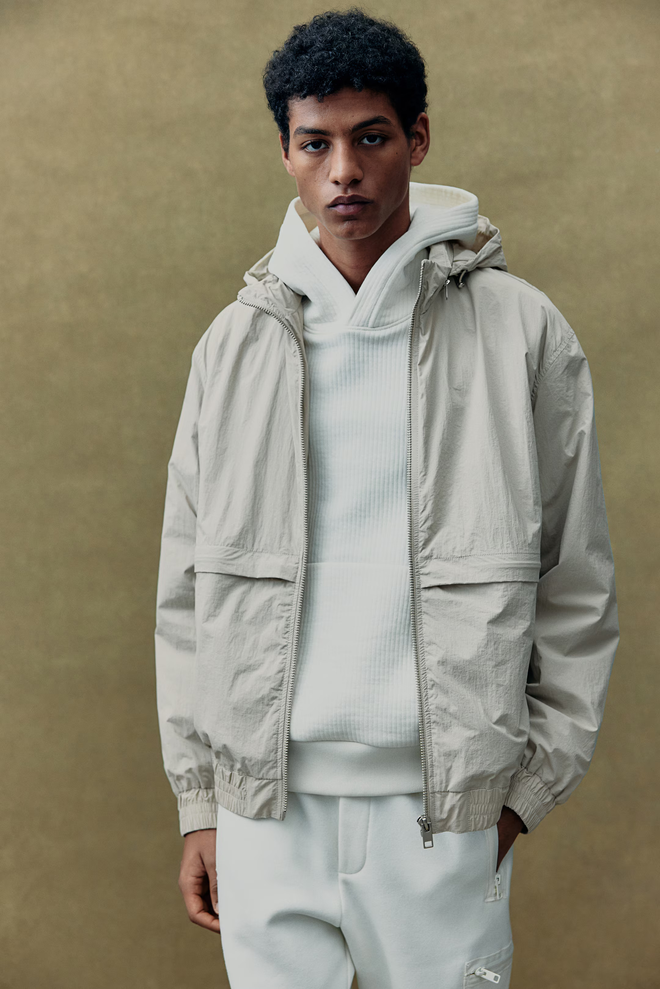 Loose Fit Nylon Windbreaker | H&M (US + CA)