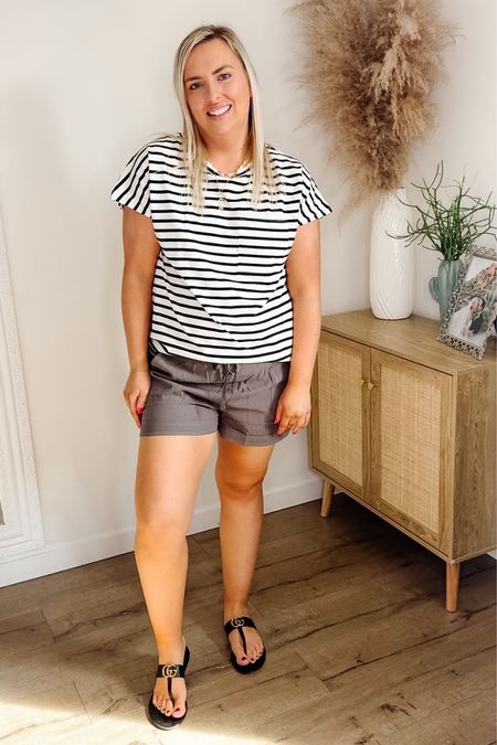 Striped shirt
Casual summer outfit
Summer outfit
Sandals
Gucci sandals
Amazon outfit
Amazon shirt
Amazon shorts
Affordable fashion
Midsize outfit

Size large in all 



#LTKFindsUnder50 #LTKStyleTip #LTKMidsize
