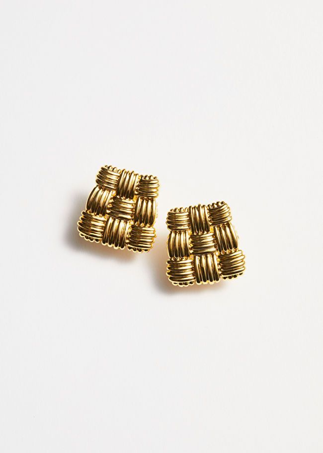 Braided Stud Earrings | & Other Stories (EU + UK)