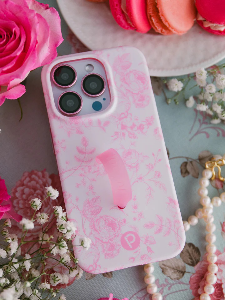 Pink Toile | Loopy Cases