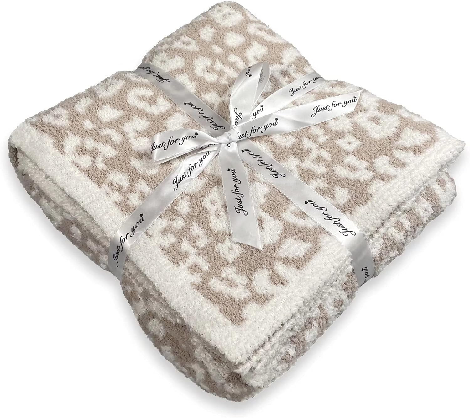 Soft Fuzzy Fluffy Leopard Knit Throw Blanket, Cozy Plush Fleece Comfy Microfiber Cheetah Blanket ... | Amazon (US)