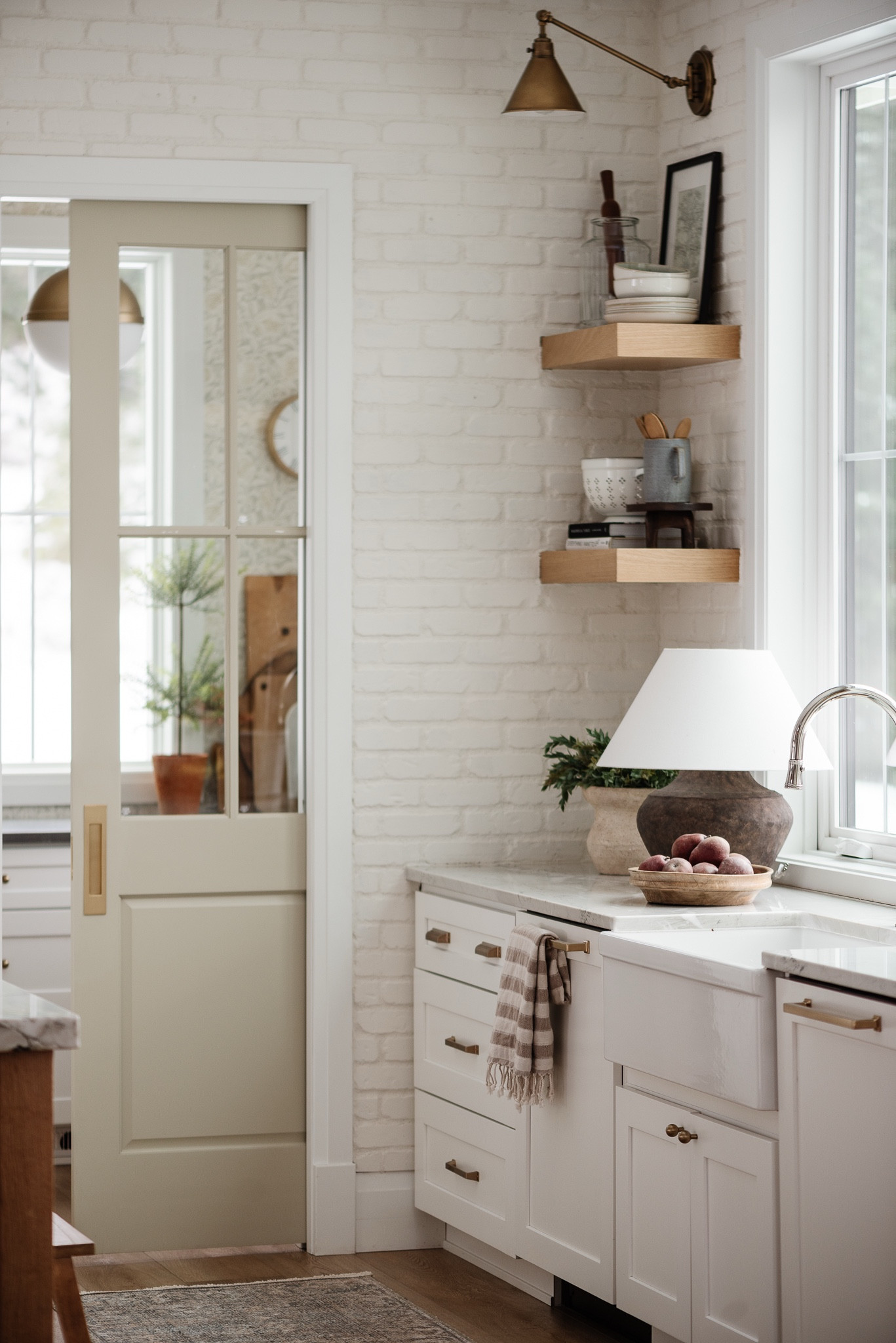 Shop our kitchen! Obsessed with these budget friendly faux pears I found on Amazon. They look so realistic! Linked everything I could below! 

Home decor, kitchen decor, kitchen styling, Amazon home, studio McGee, mcgee and co, tea towel, lamp, faucet, runner, topiary, wallpaper, spring 

#LTKStyleTip #LTKFindsUnder50 #LTKHome