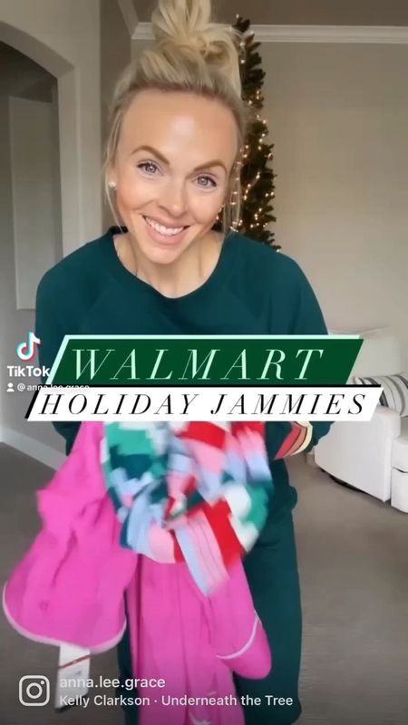 Walmart Christmas pajamas! I’m wearing a medium in the pants sets, should have done medium in the Santa set, should have done small or extra small in the pink night gown 

#LTKHoliday #LTKunder50 #LTKCyberweek