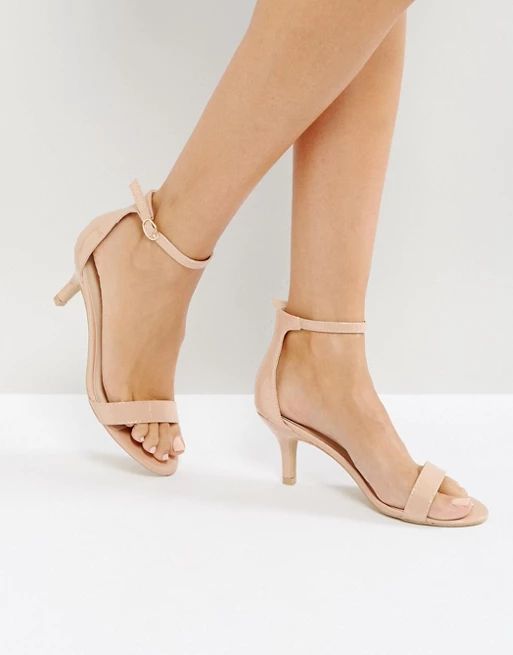 Glamorous Barely There Kitten Heeled Sandals | ASOS US