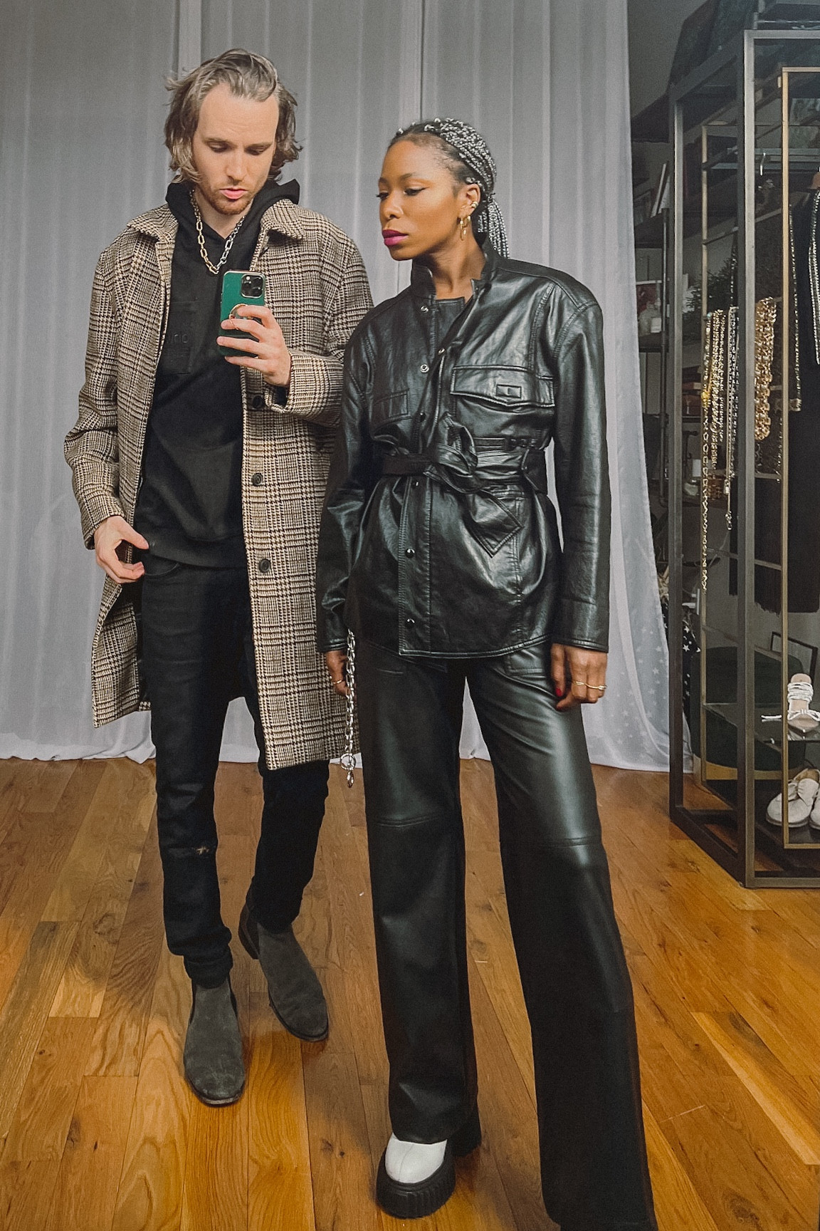 All black casual look for couple 

#LTKFind #LTKmens #LTKstyletip